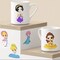 Diamond Art Kits for Kids – 5D DIY 24PCS Cartoon Princess Diamond Sticker Painting Kit, Gem Art Crafts for Girls & Boys, Beginner-Friendly